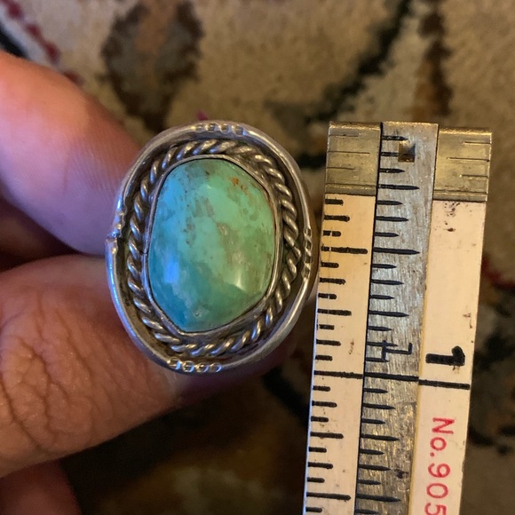 Sterling turquoise ring - Picture 4 of 4